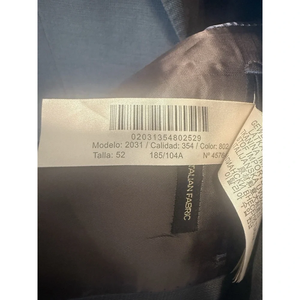 Massimo Dutti Men‎ Extra Fine Cotton Blazer Jacket Size EU: 52 US: 42